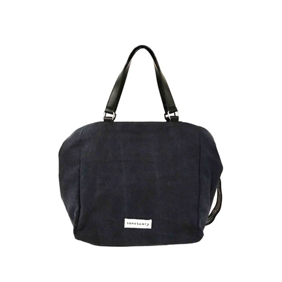 Anthropologie Sanctuary Downtown Denim Tote - Picture 2 of 8